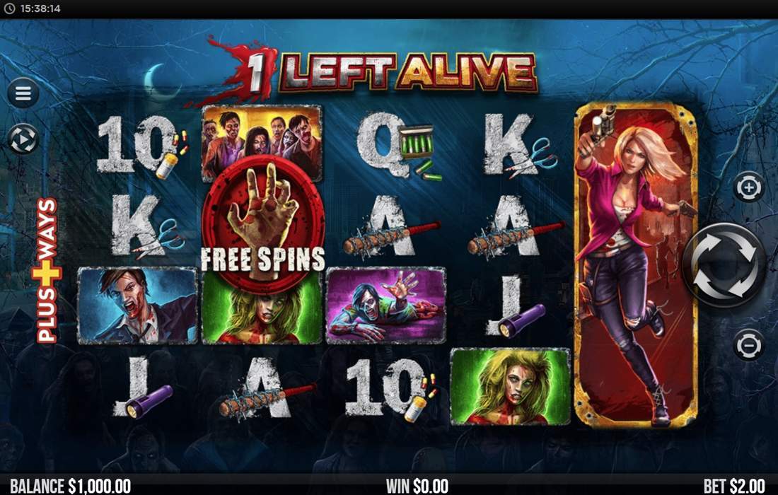 Gameplay of 1 Left Alive Slot