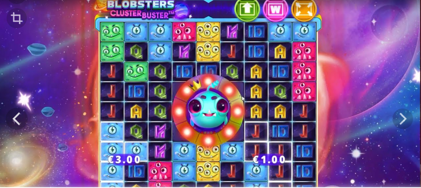 Gameplay of Blobsters Clusterbuster