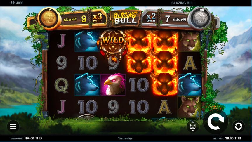 Gameplay of Blazing Bull