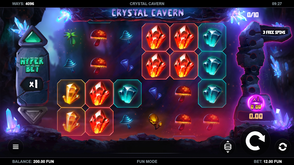 Gameplay of Crystal Cavern