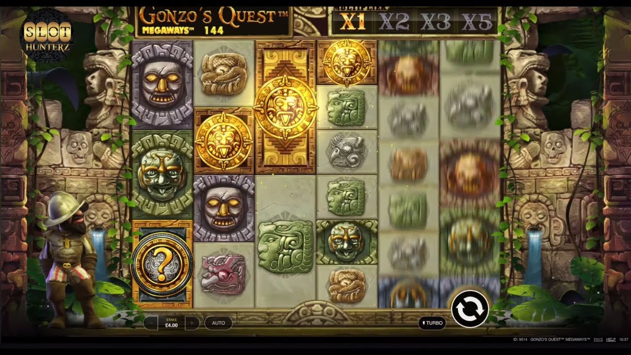 Gameplay of Gonzo's Quest Megaways