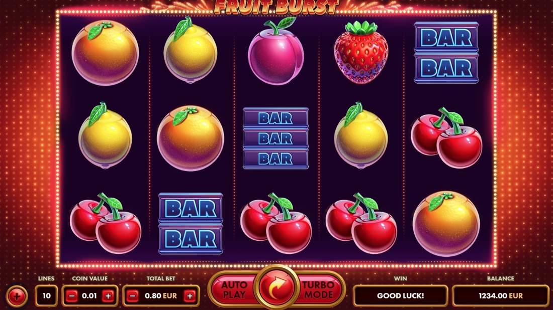 Gameplay of Fruit Burst