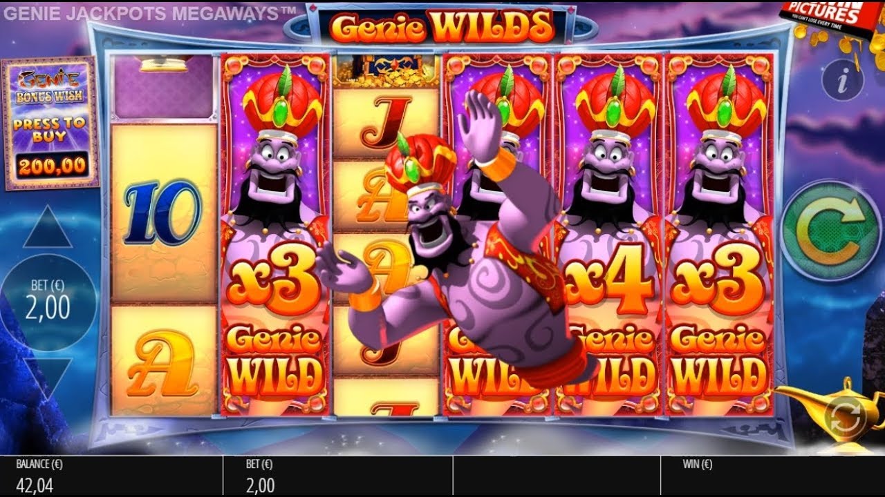 Gameplay of Genie Jackpots Megaways