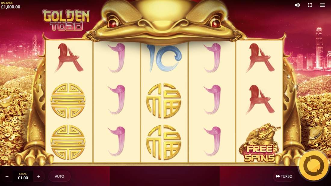 Gameplay of Golden Toad