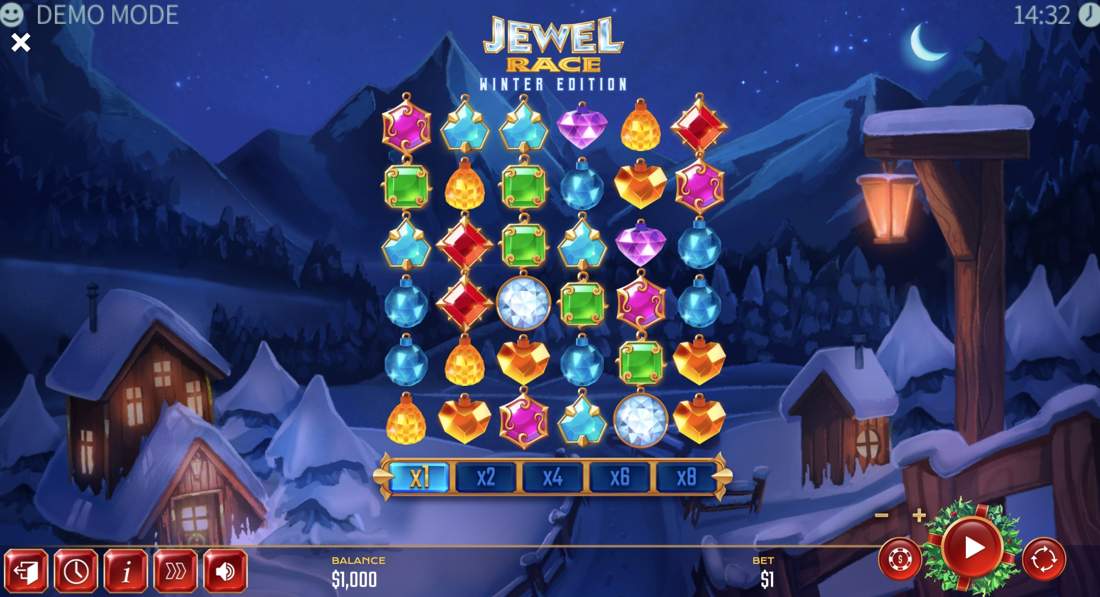 Gameplay of Jewel Race Winter