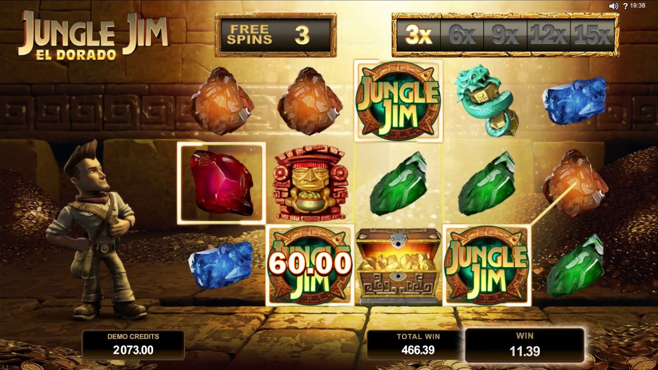 Gameplay of Jungle Jim El Dorado