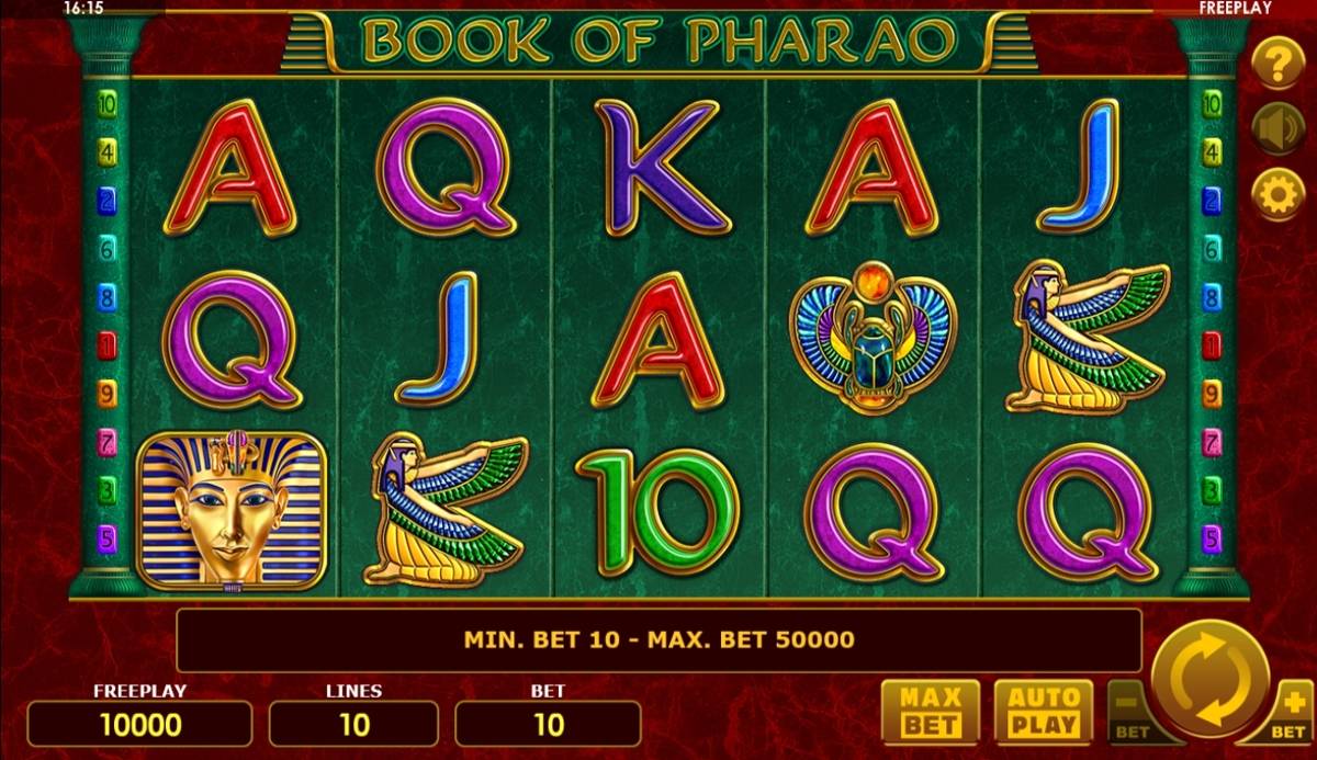 Gameplay of Book of Pharao