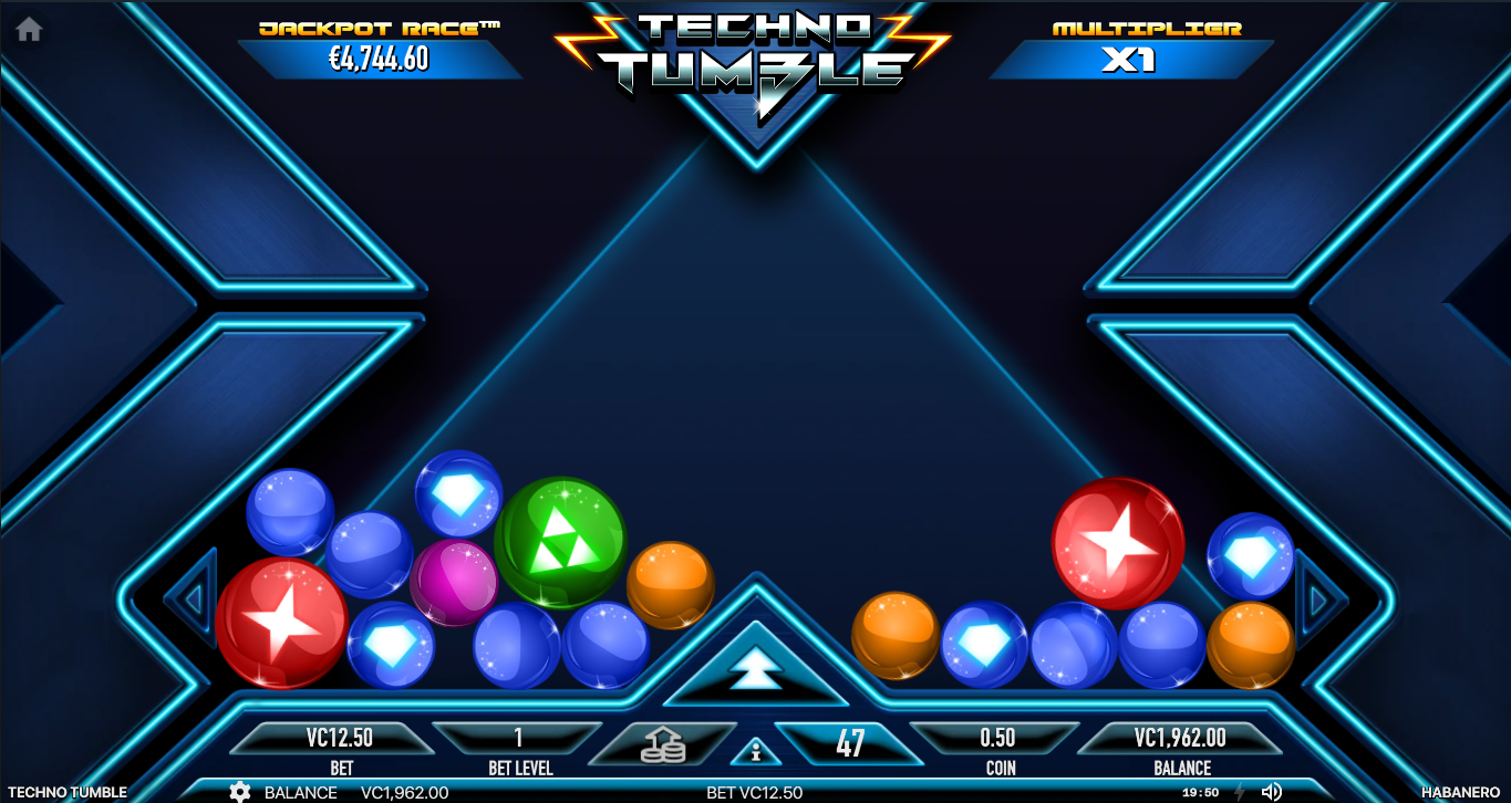 Gameplay of Techno Tumble