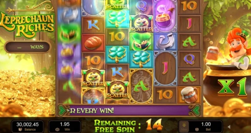 Gameplay of Leprechaun Riches