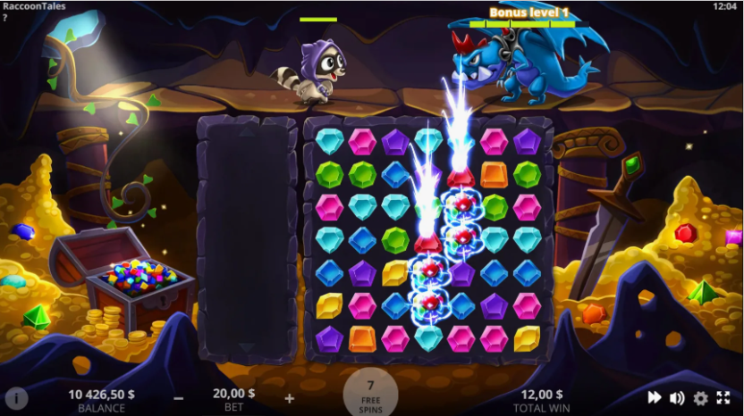 Gameplay of Raccoon Tales