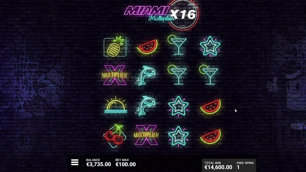 Gameplay of Miami Multiplier