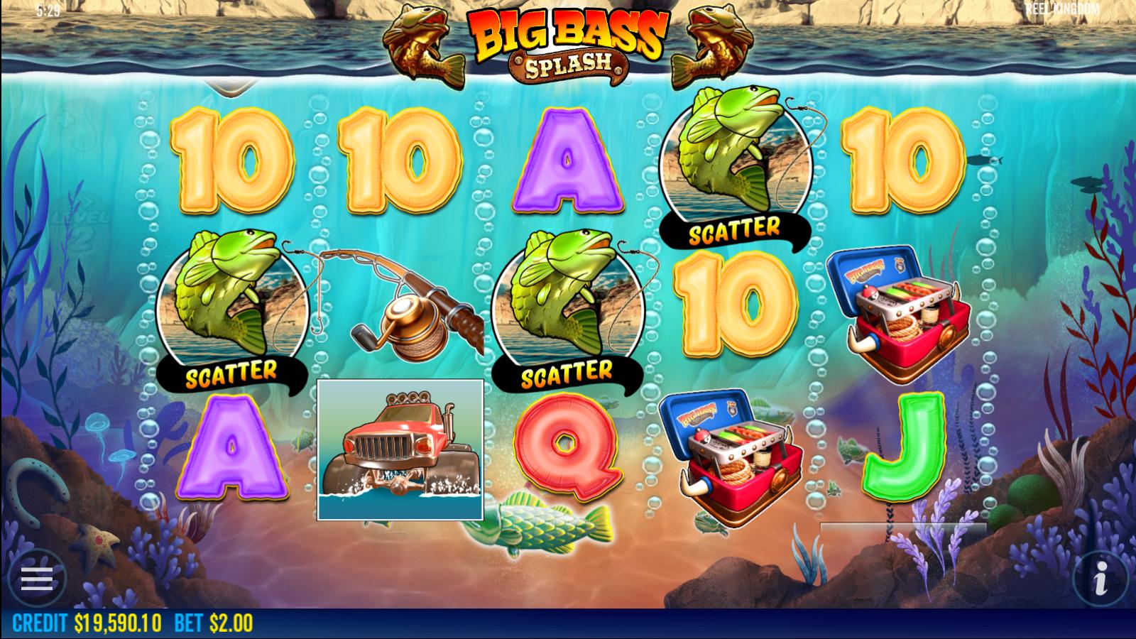 Gameplay of Big Bass Splash